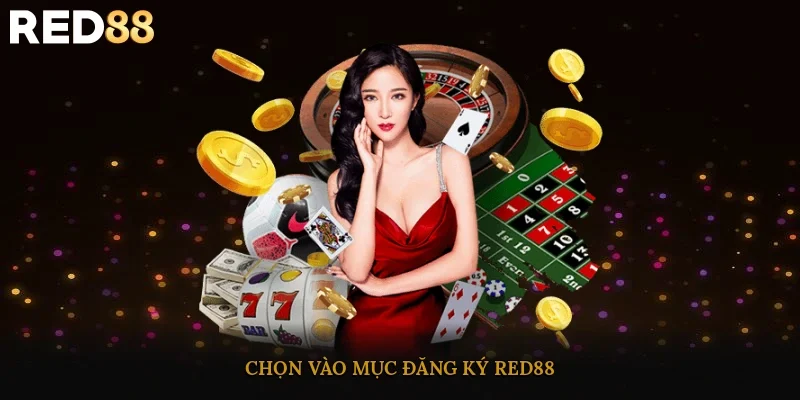 Chọn vào mục đăng ký Red88 